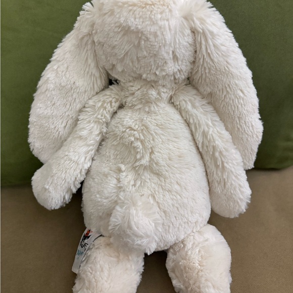Jellycat Bashful Bunny Twinkle Medium GREAT Condition Off-white Stars RETIRED - Picture 8 of 12